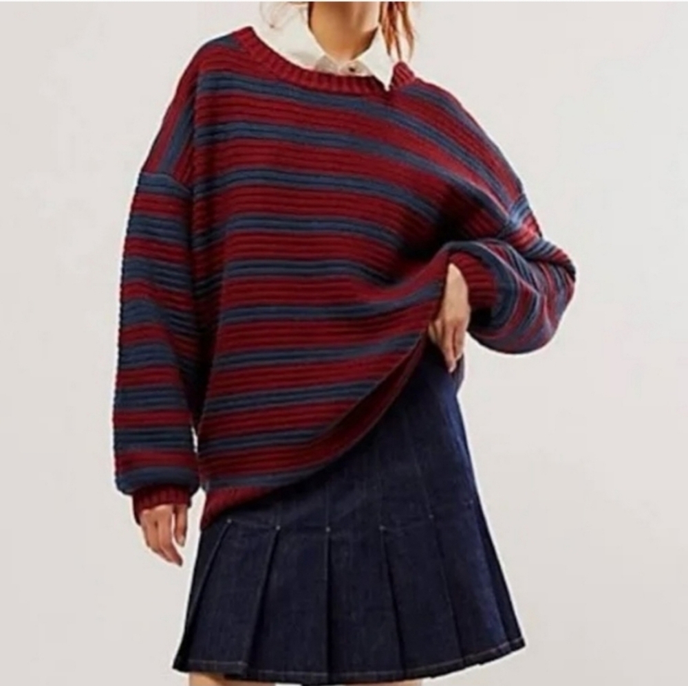 #101- Free People Links Pullover Sweater